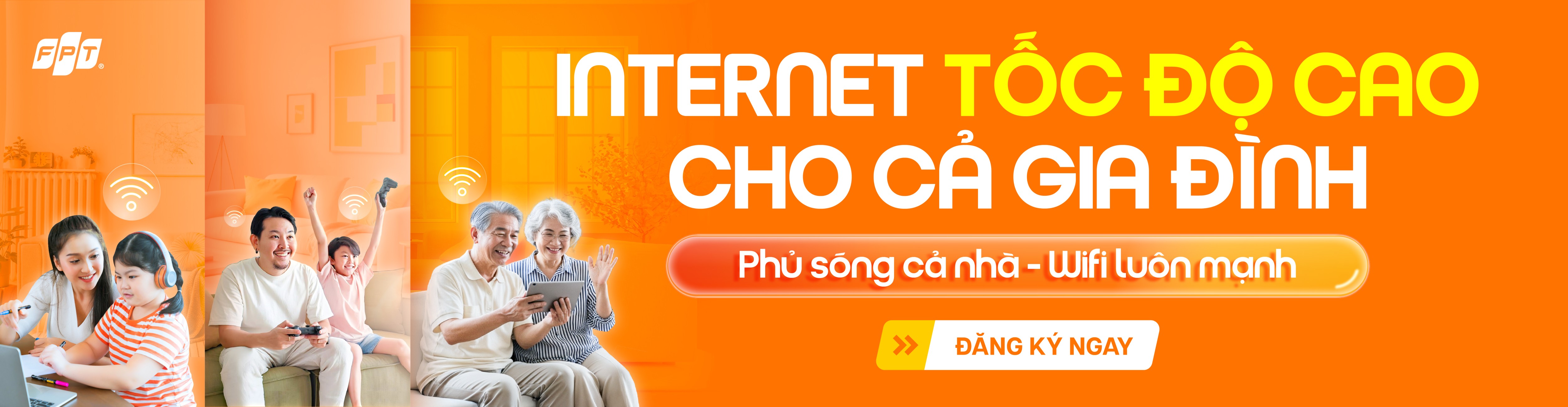 FPT Telecom – Lắp Mạng WiFi Internet Cáp Quang